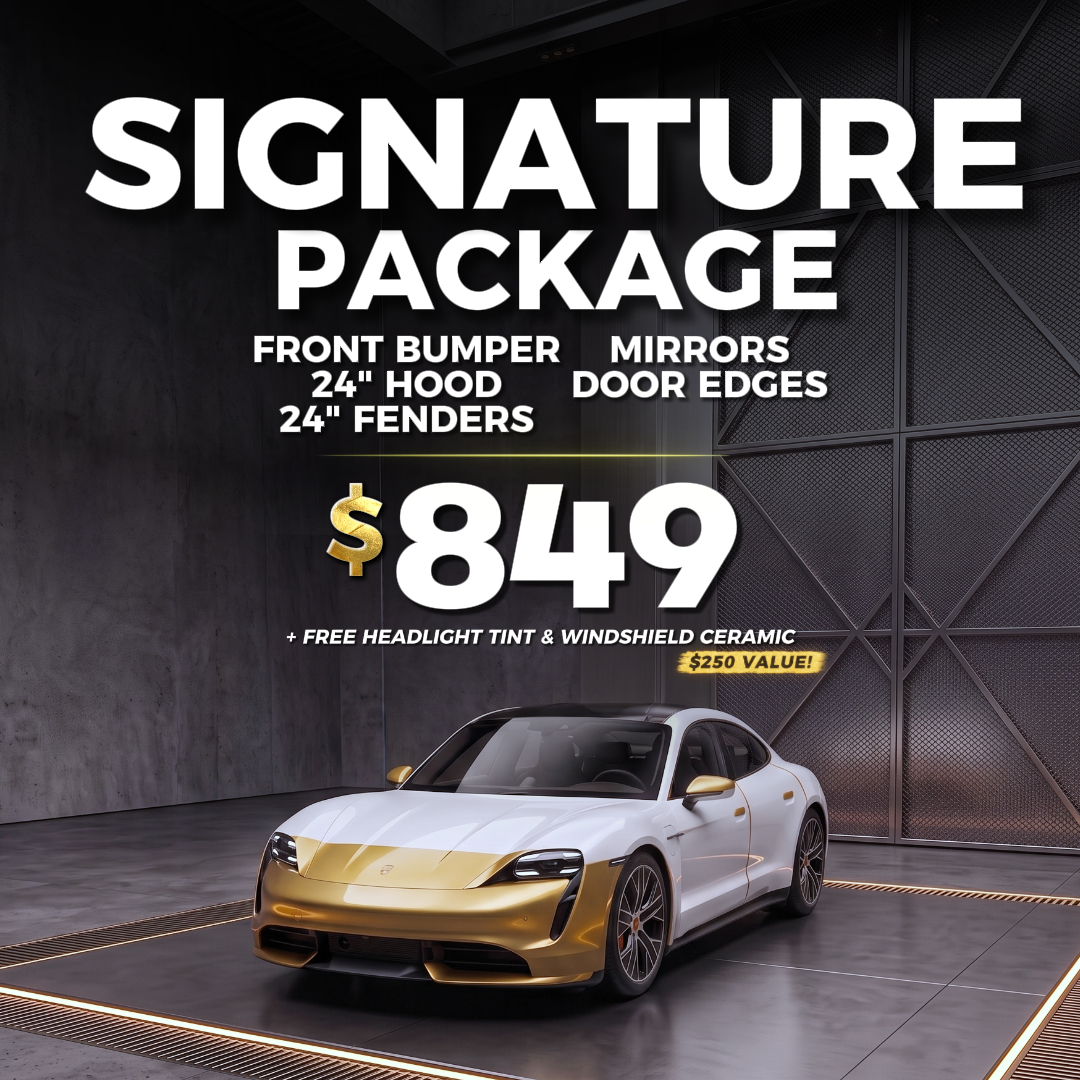 Signature Package paint protection film offer