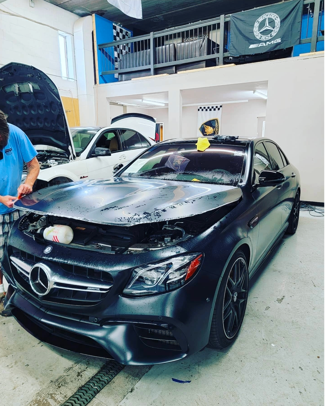 AMG PPF installation in progress